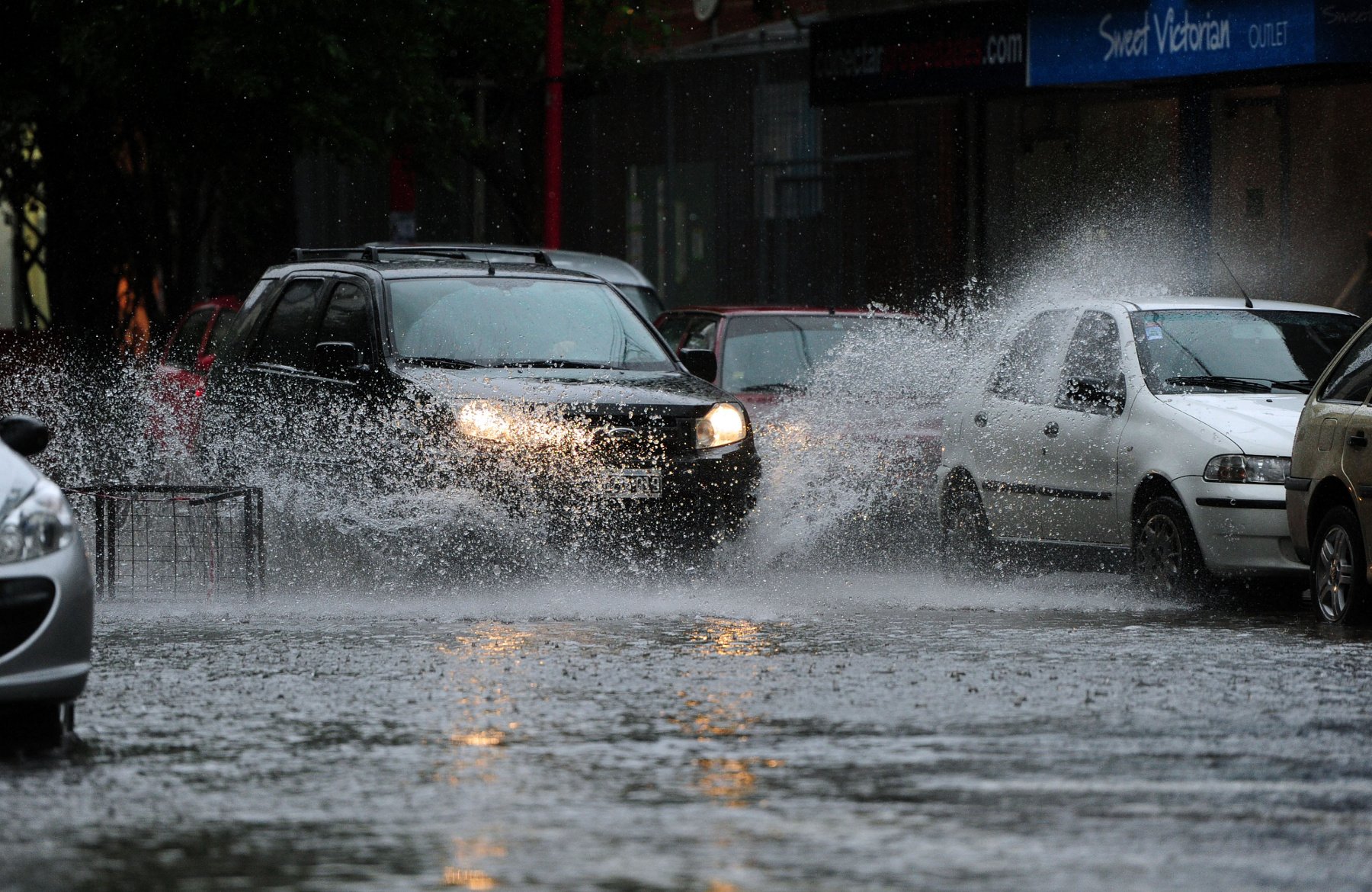 Rijden in de regen